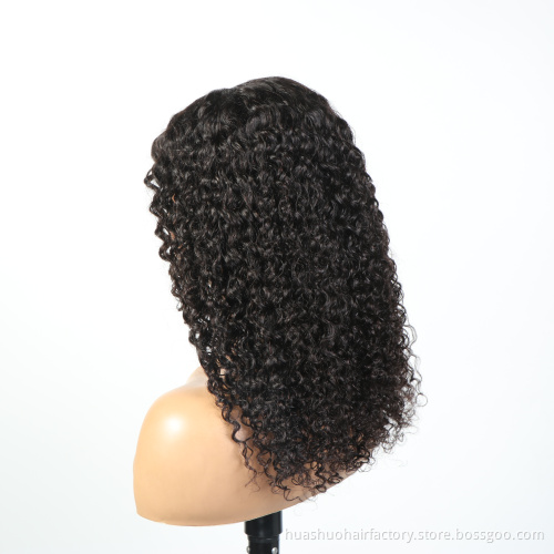 16 18 22 24 26 Inch Wig For Black Women Glueless V part Jerry Curl Wig Human Hair Peruvian U part Raw Hair Vendors